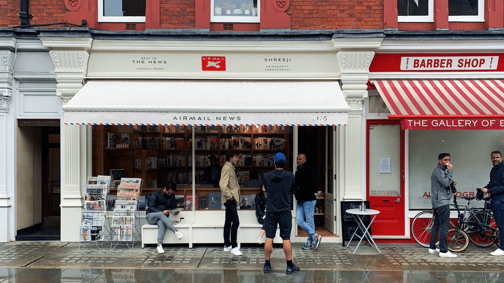 The Air Mail cafe pop-up at Shreeji in London | Air Mail