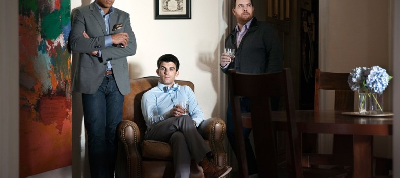 Mizzen+Main co-founders (from left to right) Web Smith and Kevin Lavelle, and former creative director Steven DeWitt | Photo credit: D Magazine