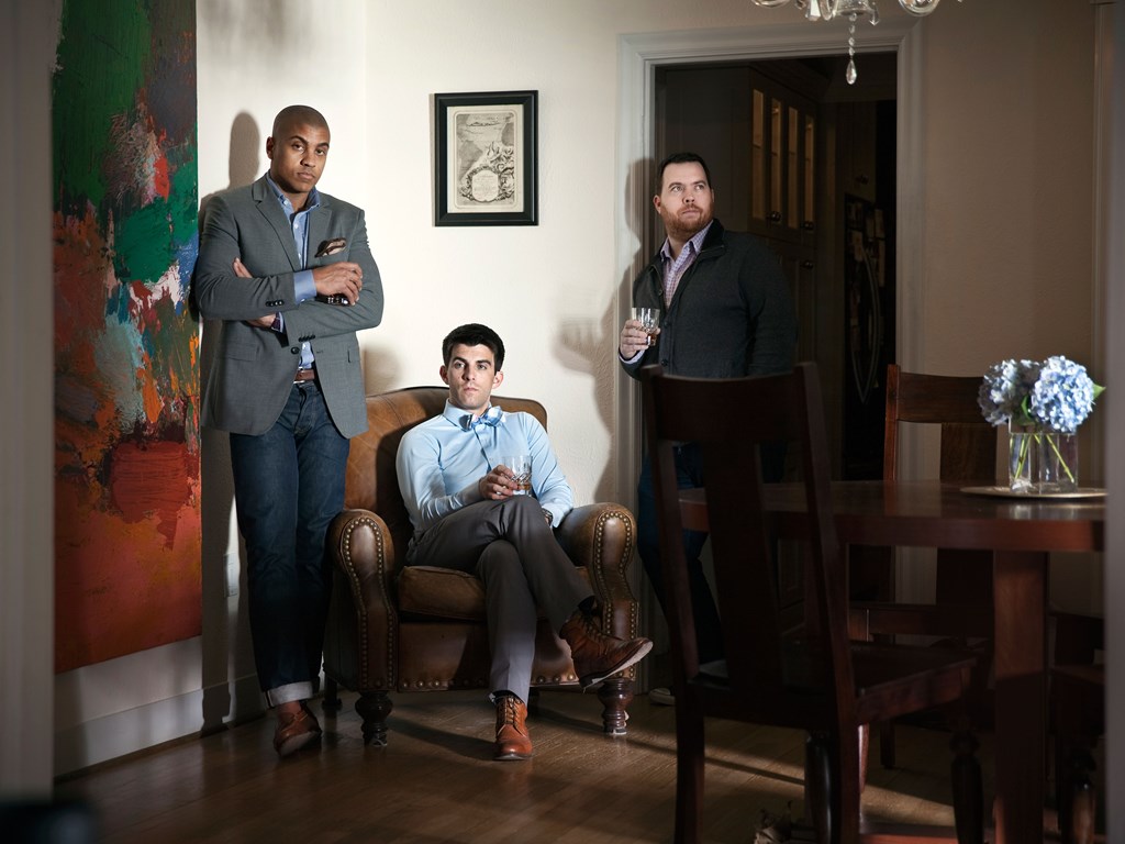 Mizzen+Main co-founders (from left to right) Web Smith and Kevin Lavelle, and former creative director Steven DeWitt | Photo credit: D Magazine