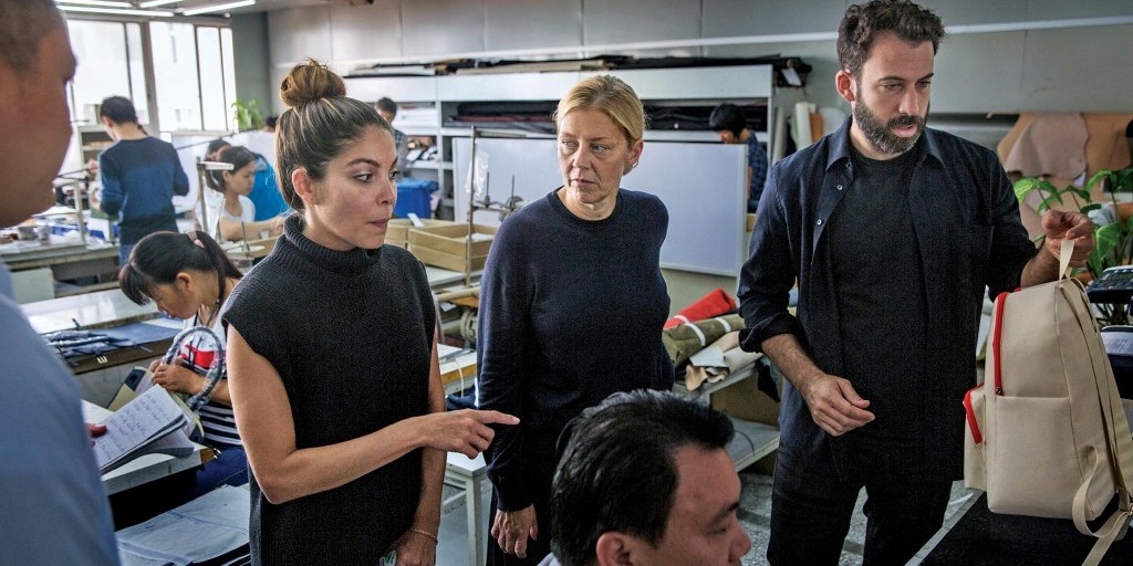 The Everlane design team in China | Photo courtesy: Bloomberg