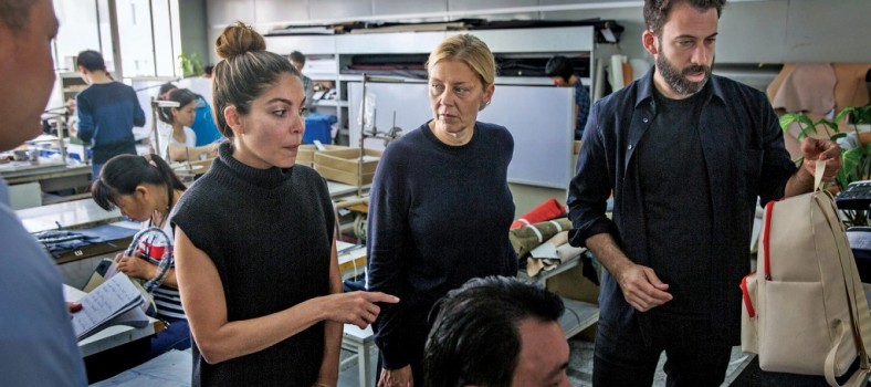 The Everlane design team in China | Photo courtesy: Bloomberg