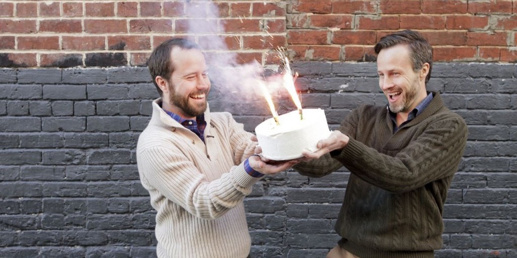 Ledbury founders, Paul Watson and Paul Trible celebrate winning at e-commerce. | Photo credit: Ledbury