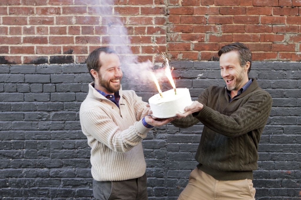 Ledbury founders, Paul Watson and Paul Trible celebrate winning at e-commerce. | Photo credit: Ledbury