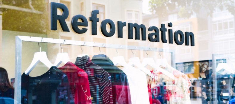 Reformation's new SF showroom is a mix between Tesla and Bonobos | Reformation