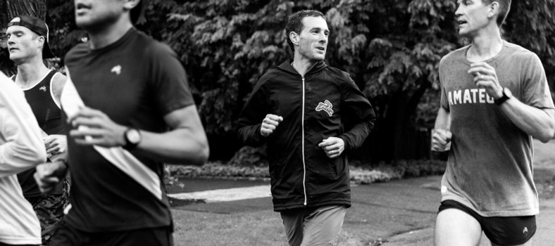 Taylor, center, is one DNVB founder who's definitely got his head on straight | Tracksmith